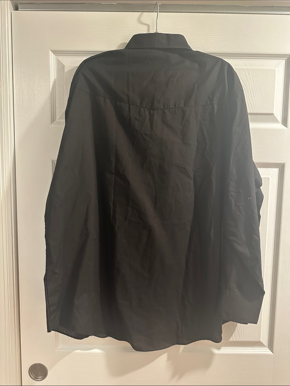 Ely Cattleman Black Long-Sleeve Western Button-Down Shirt (3XT) - Picture 3 of 3